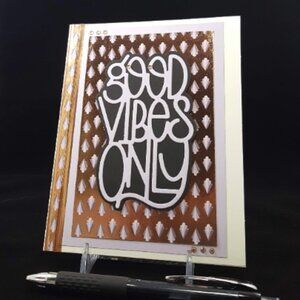 Good Vibes Note Card, with Envelope